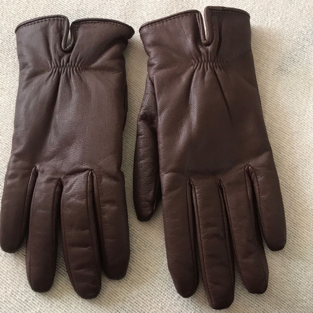 Gloves Genuine Leather brown.